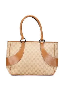 Gucci Pre-Owned: Коричневая сумка-шоппер 