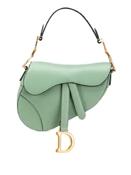 Christian Dior Pre-Owned: Зелёная сумка 
