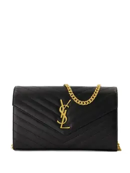 Saint Laurent: Чёрная сумка 