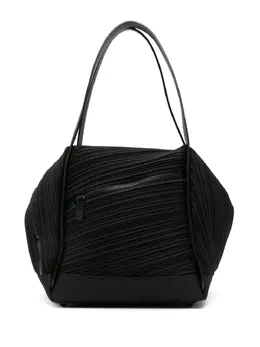 Pleats Please Issey Miyake: Чёрная сумка-шоппер 