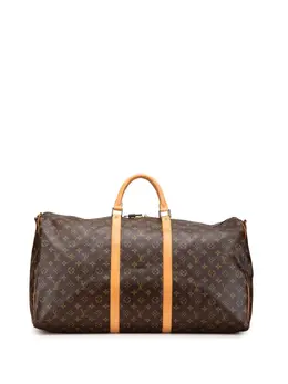 Louis Vuitton Pre-Owned: Коричневая дорожная сумка 
