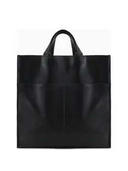 Giorgio Armani: Чёрная сумка-шоппер 