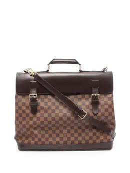 Louis Vuitton Pre-Owned: Коричневая сумка-шоппер 