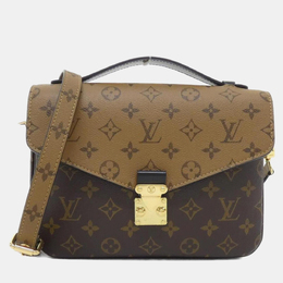 Louis Vuitton: Коричневая сумка  Pochette