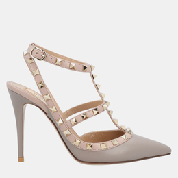 Valentino: Коричневі туфлі  Rockstud