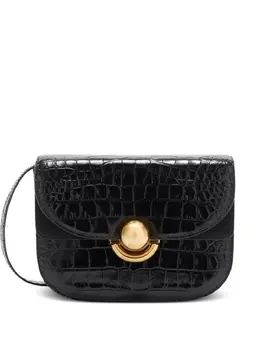 Furla: Чёрная сумка через плечо 