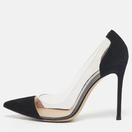 Gianvito Rossi: Чёрные туфли  Plexi