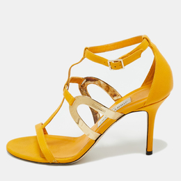 Jimmy Choo: Жёлтые сандалии 