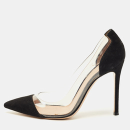 Gianvito Rossi: Чёрные туфли  Plexi