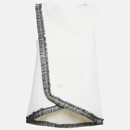 Balenciaga: Белая блуза 