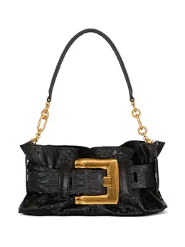 Balmain: Чёрный клатч 