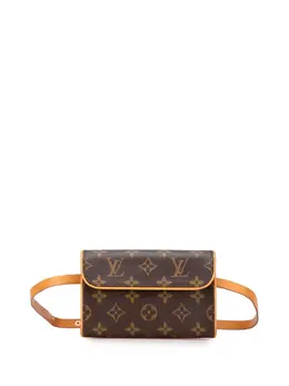 Louis Vuitton Pre-Owned: Коричневая поясная сумка 