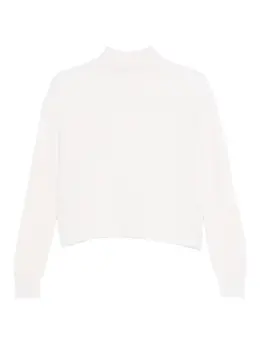 Max Mara: Белый свитер 