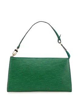 Louis Vuitton Pre-Owned: Зелёная сумка 