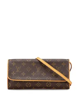 Louis Vuitton Pre-Owned: Коричневая сумка через плечо 