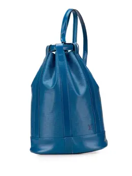 Louis Vuitton Pre-Owned: Голубой рюкзак 