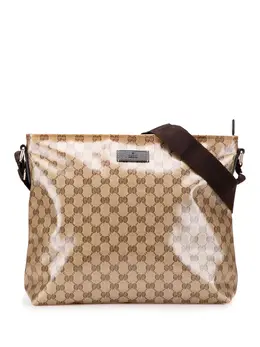 Gucci Pre-Owned: Коричневая сумка через плечо 