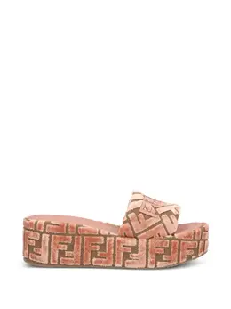 FENDI: Розовые сандалии  Sunshine