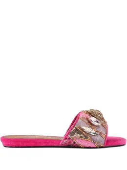Kurt Geiger London: Розовые лоферы 