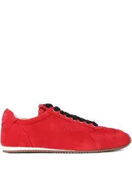 Kurt Geiger London: Красные кроссовки 