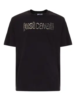 Just Cavalli: Чёрная футболка 