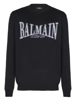 Balmain: Жаккардовый свитер 