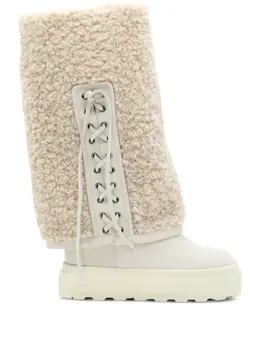 Casadei: Белые ботинки 