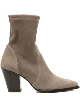 Stuart Weitzman: Бежевые ботинки 