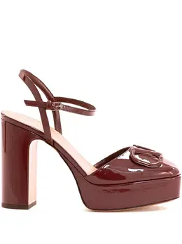 Valentino Garavani: Бордовые туфли 