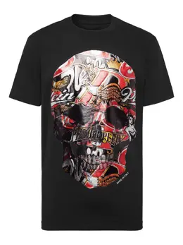 Philipp Plein: Чёрная футболка  Skull