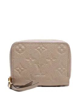 Louis Vuitton Pre-Owned: Бежевый кошелёк 