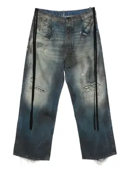 Ann Demeulemeester: Рваные джинсы 
