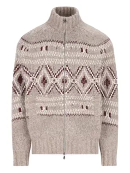 Brunello Cucinelli: Бежевый кардиган 