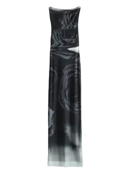 Jean Paul Gaultier: Платье с принтом 