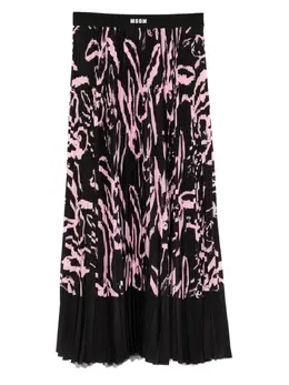 MSGM: Юбка из кролика 