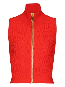Balmain: Трикотажный топ 