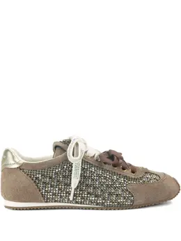 Kurt Geiger London: Бежевые кроссовки 
