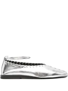 Jil Sander: Серебристый браслет 