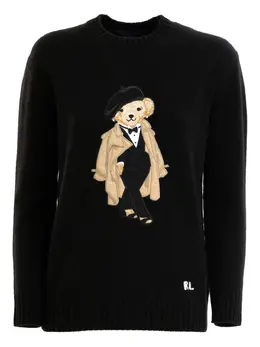 Polo Ralph Lauren: Чёрный свитер 