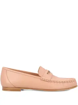 Chloé: Розовые лоферы 