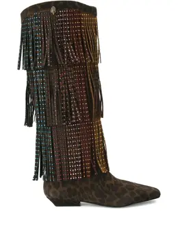 Kurt Geiger London: Тёмные ботинки 