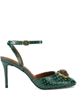 Kurt Geiger London: Тёмные босоножки 