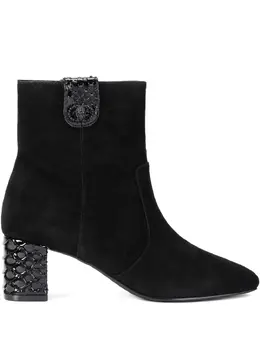 Kurt Geiger London: Чёрные ботинки 