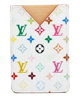 Louis Vuitton Pre-Owned: Белый картхолдер 