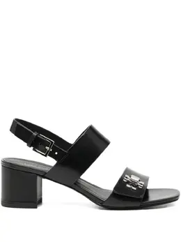 Tory Burch: Чёрные босоножки 