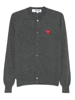 Comme Des Garçons Play: Красный кардиган  Heart