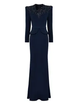 Jenny Packham: Платье с v-образным вырезом 