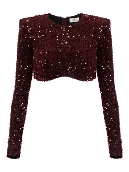 Elisabetta Franchi: Блуза с блёстками 
