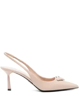 Prada Pre-Owned: Бежевые туфли 