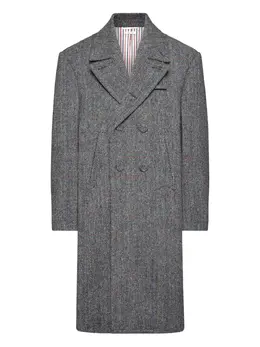 Thom Browne: Двубортное пальто 